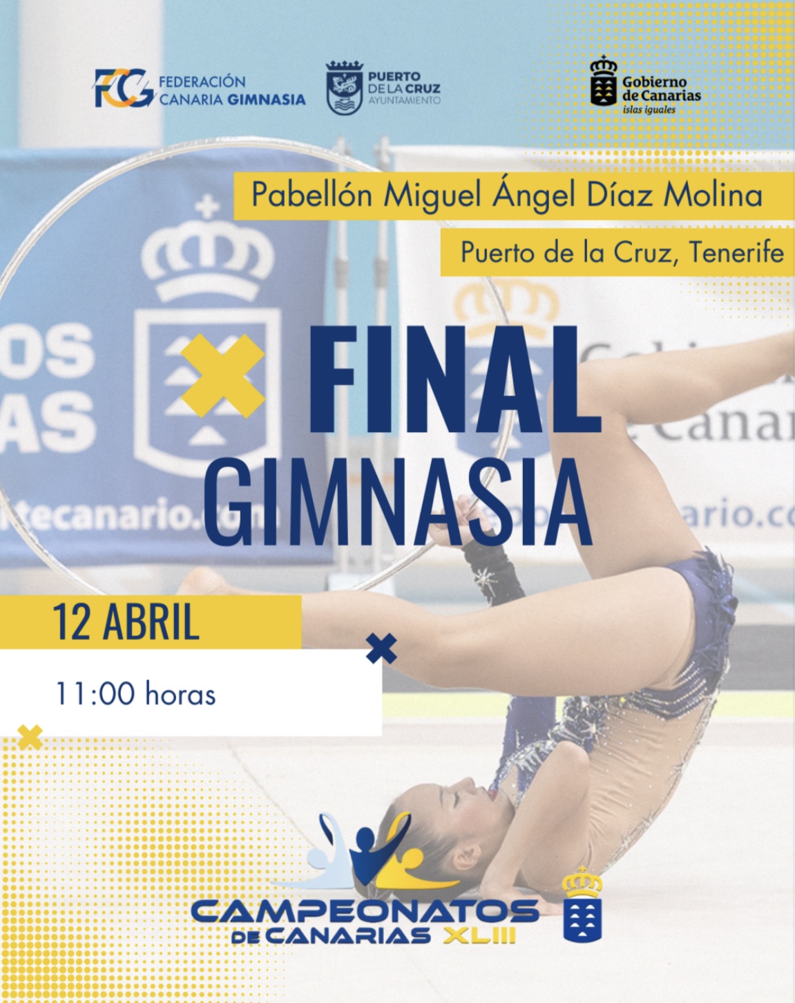 Cartel de la FINAL DE GIMNASIA DEL CAMPEONATO DE CANARIAS 2026