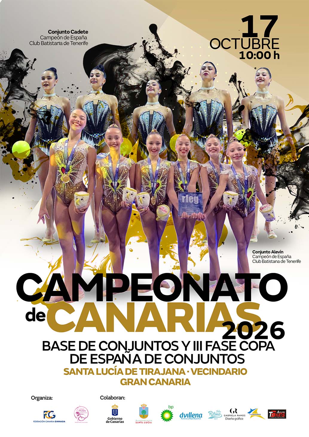 Campeonato de Canarias - Base de COnjuntos y III Fase de España de Conjuntos - Federación Canaria de Gimnasia